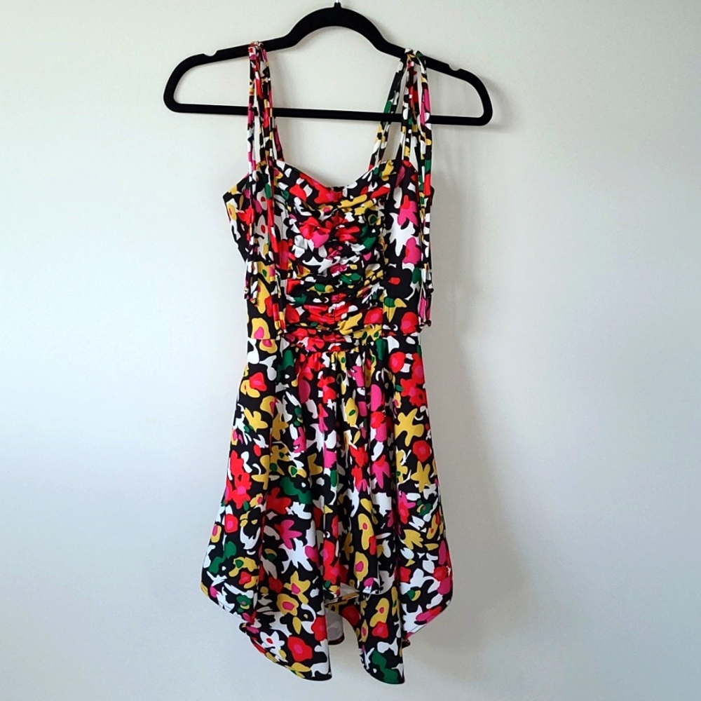 ATTICO Neiman Marcus Multi Mini Dress - Asymmetrical - Picture 1 of 8